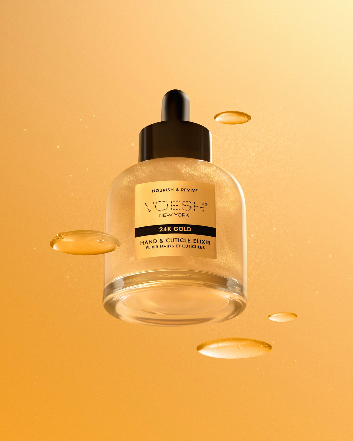 VOESH Hand & Cuticle Elixir 1.69 oz - Imperial 24k Gold Single