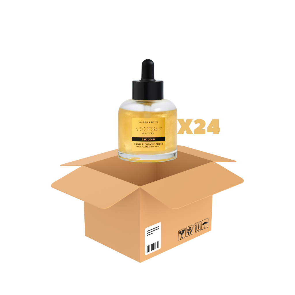 VOESH Hand & Cuticle Elixir - 24k Gold 24/Box
