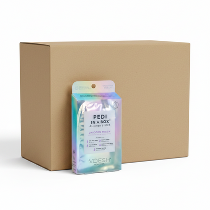 VOESH Pedi In A Box 5 Step - Glimmer Spa 50/Box