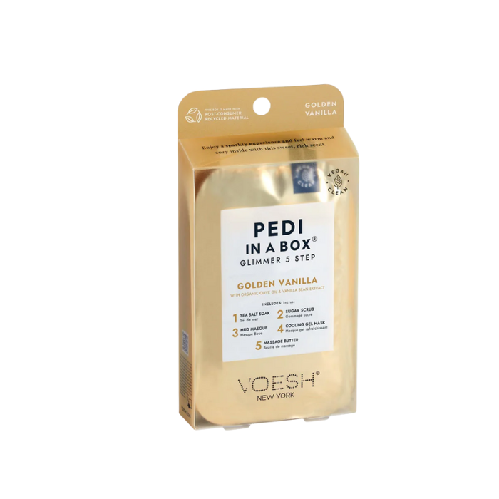 VOESH Pedi In A Box 5 Step - Glimmer Spa Single