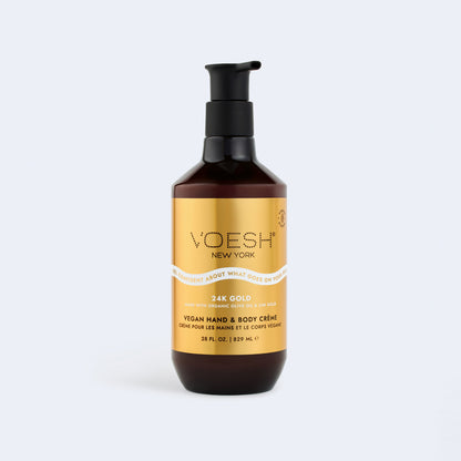 Voesh Vegan Body Creme - Imperial 24k Gold 28 oz Single