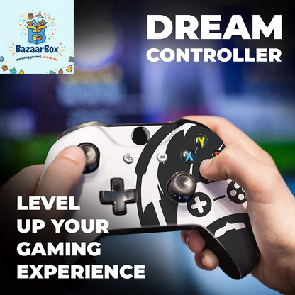 Vennom Custom X-Box Controller Wireless Compatible with X-Box One/X-Box Series X/S Proudly Customized in USA with Permanent HYDRO-DIP Printing (NOT JUST a SKIN)