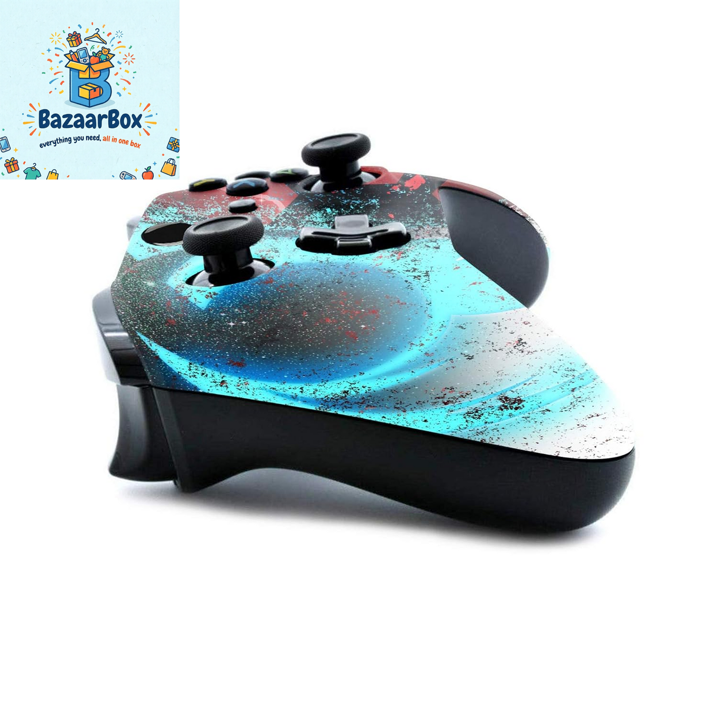 Jeddi Sith Custom X-Box Controller Wireless Compatible with X-Box One/Series X/S Proudly Customized in USA with Permanent HYDRO-DIP Printing (NOT JUST a SKIN)