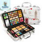 Makeup Kit Gift Set - 41 Eye Shadows, 7 Body Glitters, 1 Lip Liner Pencil, 1 Lipsticks, 4 Blushs, Eye Liner Pencil, 5 Concealers, 2 Lip Gloss, 5 Bronzers, Mirror