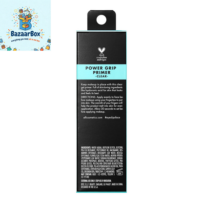 Power Grip Primer, Gel-Based & Hydrating Face Primer for Smoothing Skin & Gripping Makeup, Moisturizes & Primes, 0.811 Fl Oz (24 Ml.)