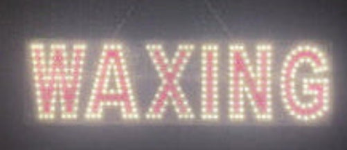 EPL - "Waxing" LED Hanging Sign