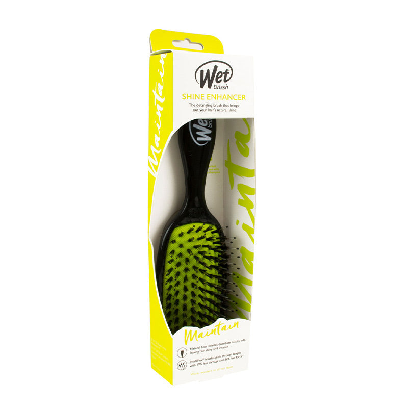 Wet Brush Shine Enhancer Detangling Brush for Natural Shine Black