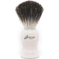 Semogue Pharos-c3 Pure Black Badger Shaving Brush - Arctic White