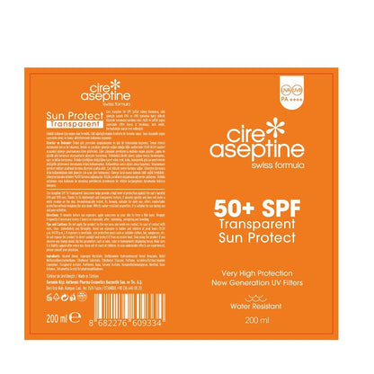 Cire Aseptine SPF 50+ Transparent Sun Protection Spray 200 ml