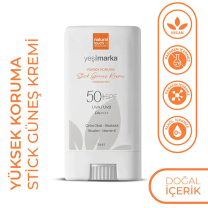 Yesilmarka Stick Sunscreen SPF 50 Blue Light Protection 12g